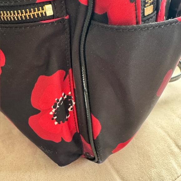 Kate Spade Wilson Road Poppy backpack larger size - needs TLC - Picture 5 of 16